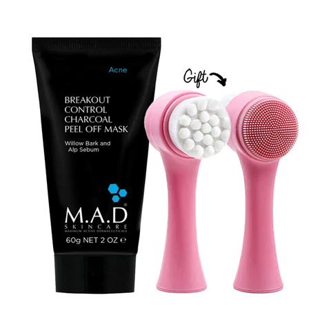 Breakout Control Charcoal Peel Off Mask + Manual Brush Gift