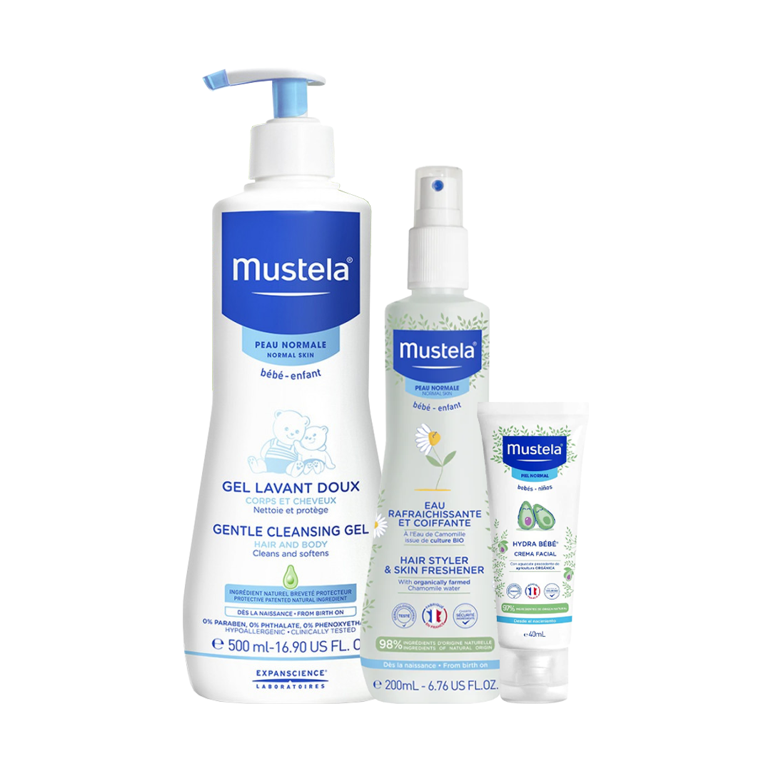 10% OFF Gentle 2 in 1 Cleansing Gel 500ML + Skin & Hair Freshener 200ML + Hydra Bébé® Facial Cream 40ML