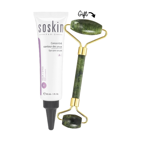 Soskin Eye Care Serum +Jade Roller GIFT