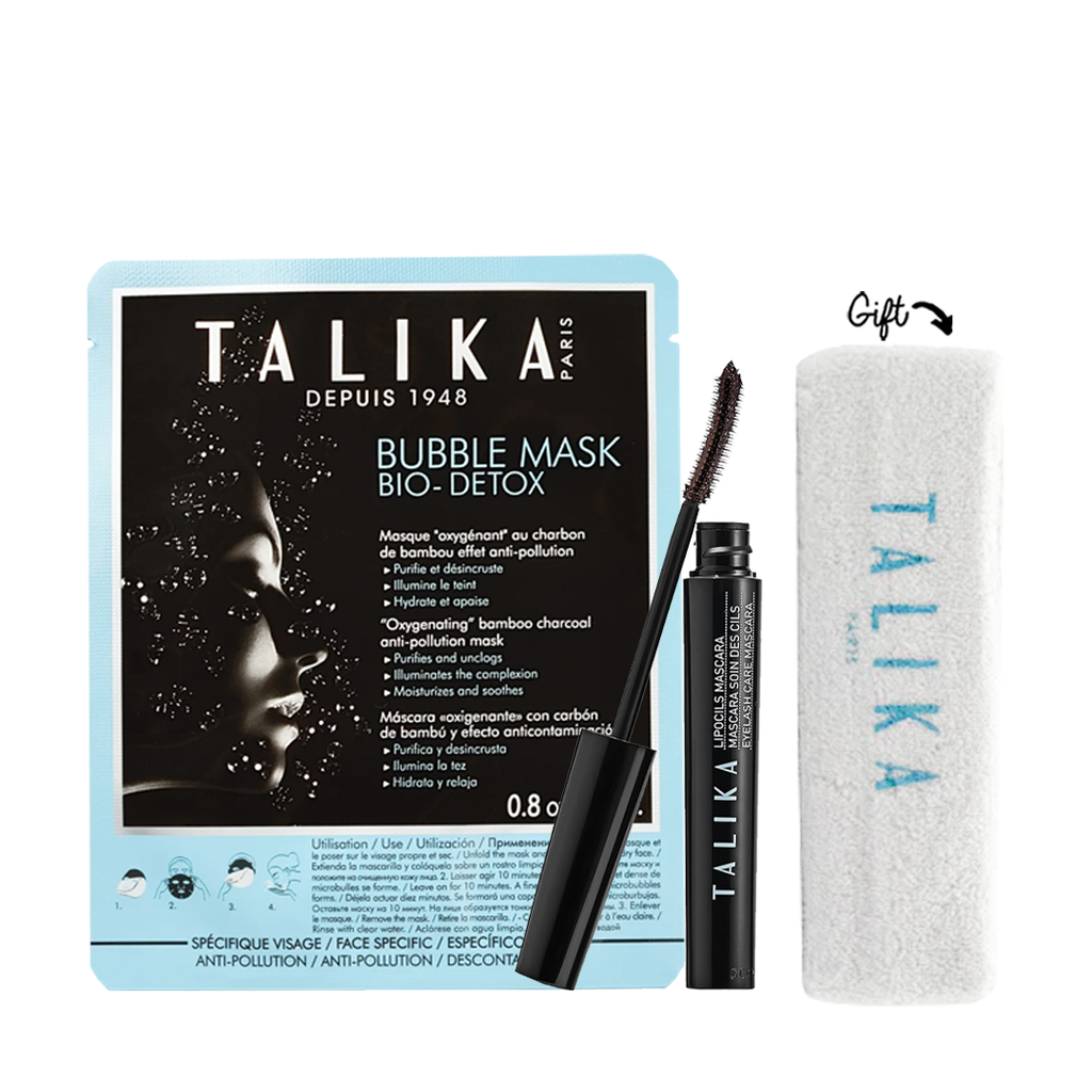 Bubble Mask + Lipocils Mascara Black Get Headband Free