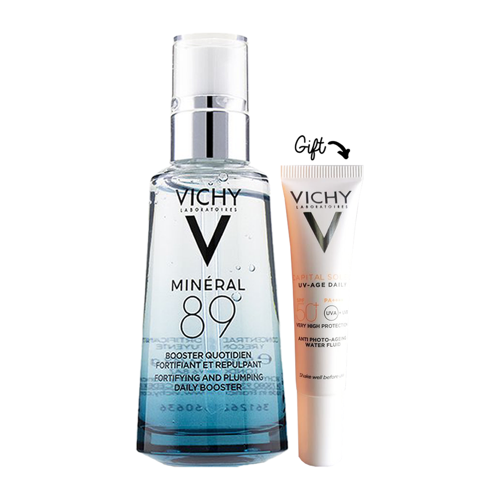 Mineral 89 Daily Booster 50ML + CS FACE UV AGE  SPF 50 INTER 15ML (gift)