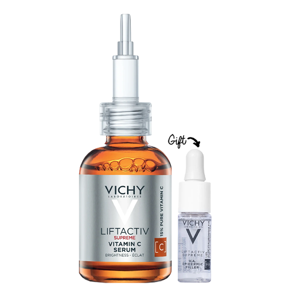 Liftactiv Vitamin C Brightening Skin Corrector Serum 20ml + HA Filler 10 ML (Gift)