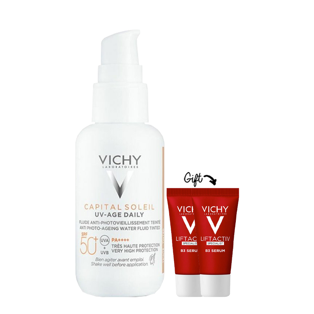 UV Age Daily Tinted + LiftActiv B3 Serum 5 ML (x2)  GIFTS