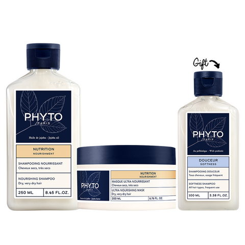 Buy Phyto Nourishing Shampoo 250 mL+ Phyto Nourishing Mask 200ML & Get Shampoo Softness 100 ml FREE