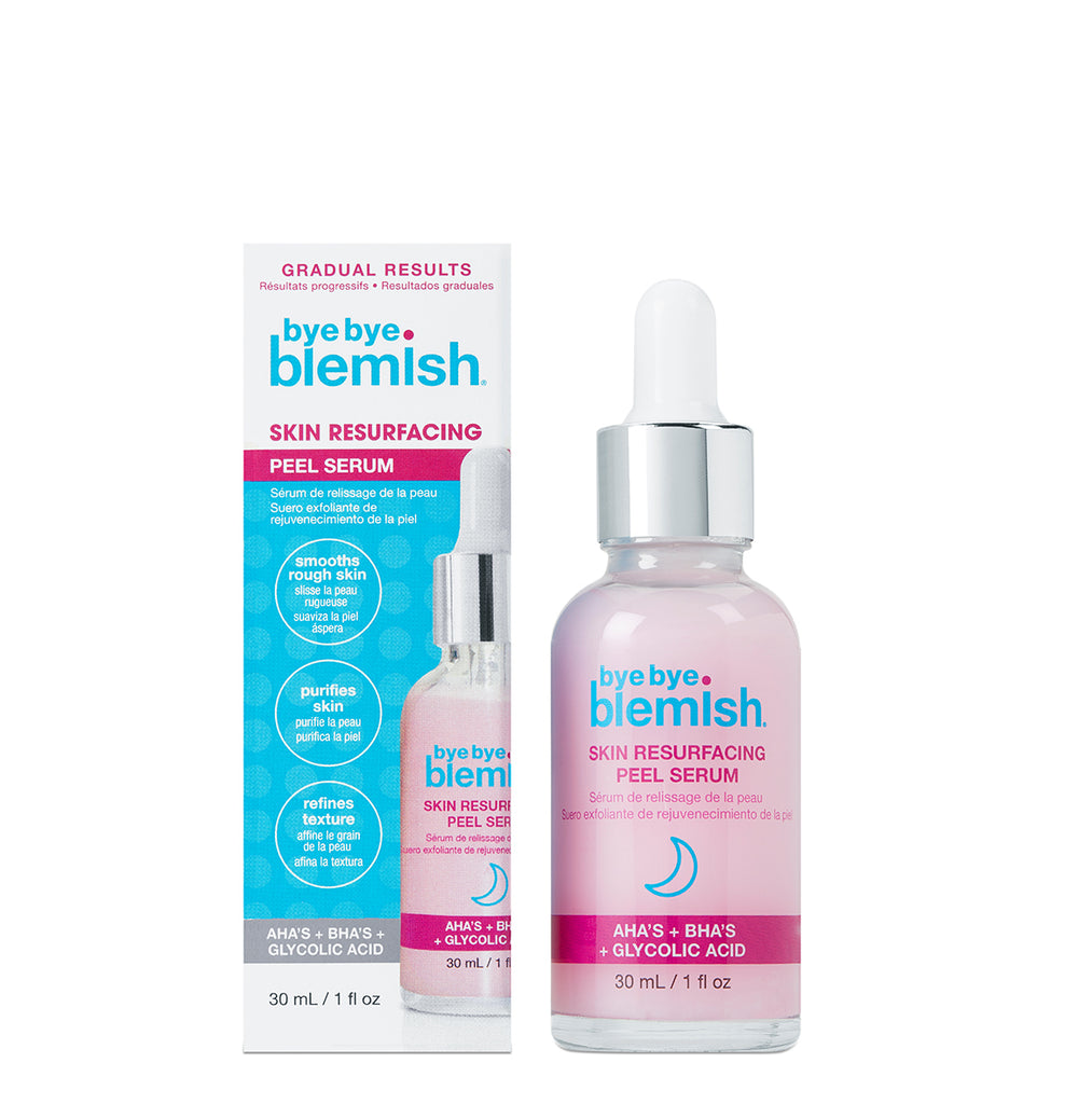 Bye Bye Blemish Resurfacing AHA+BHA Peeling Serum 1oz