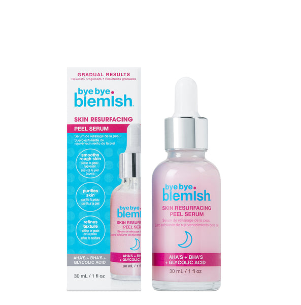 Bye Bye Blemish Resurfacing AHA+BHA Peeling Serum 1oz