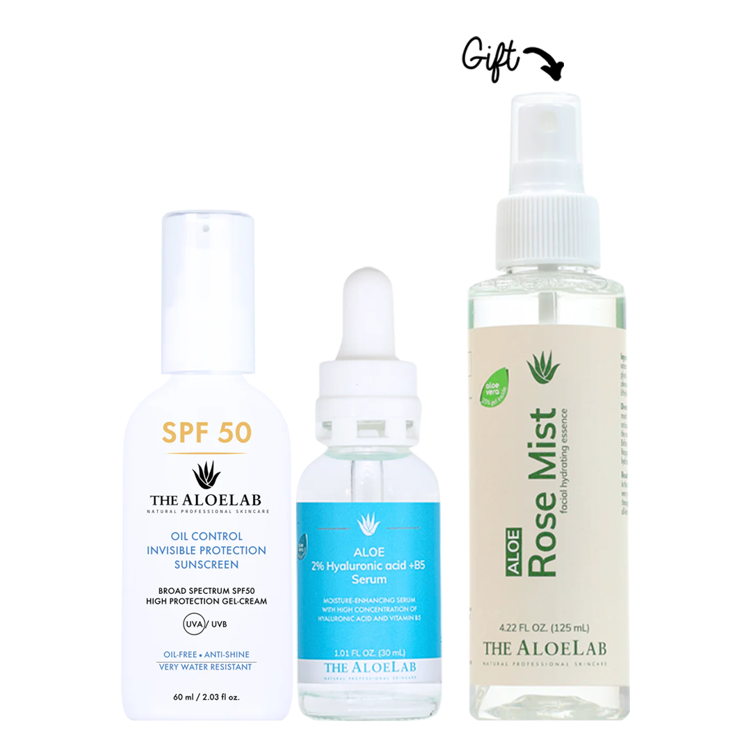 Buy Oil Control Invisible Protection SPF50+ 2% Hyaluronic Acid + B5 Get FREE Rose Mist