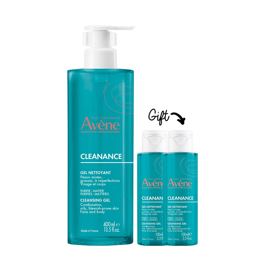 Buy one Avène Cleanance Cleansing Gel & get a FREE 200ml Cleanance Cleansing gel