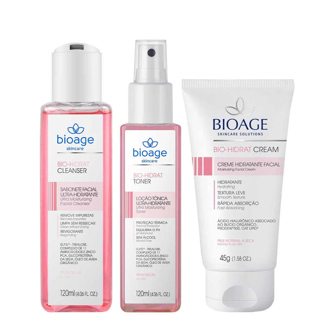 Bio Hidrat Routine: Bio Hidrat Cleanser + Toner + Cream