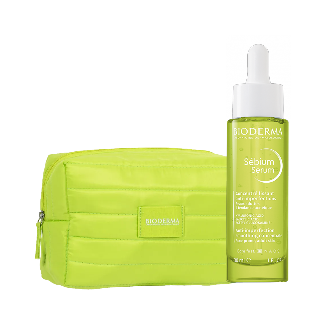 Buy Bioderma Sebium Serum 30Ml & Get Green Pouch (Gift)