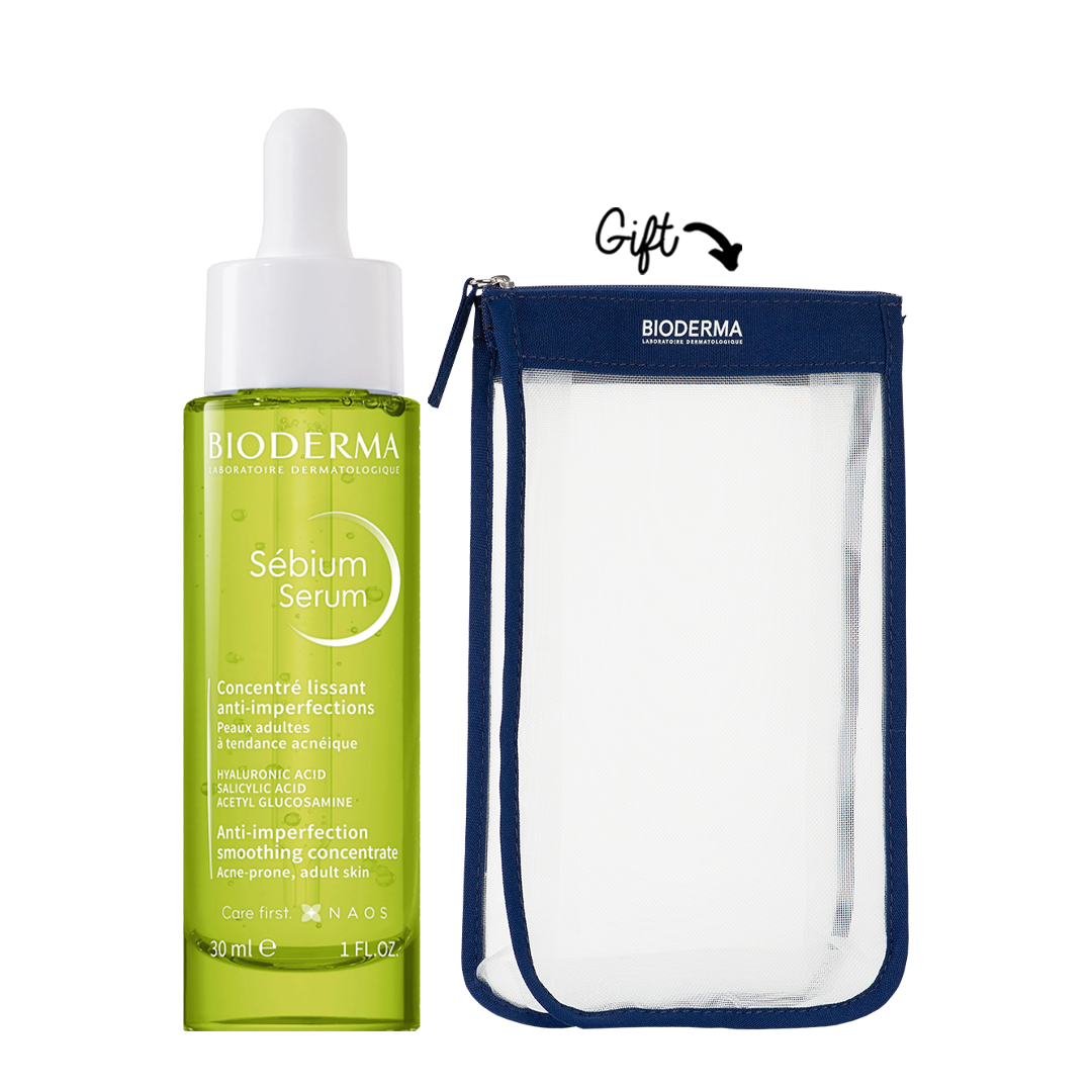 BIODERMA SEBIUM SERUM 30ML Get Bioderma pouch