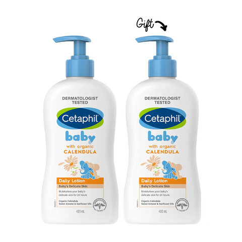 Buy 1 get 1: Cetaphil Baby Calendula Daily Lotion 400ML Pump
