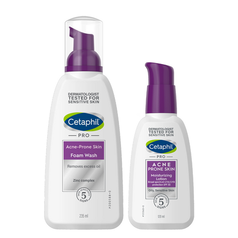 20% Off: Cetaphil PRO Acne-Prone Skin Foam wash 235ml + Cetaphil PRO Acne-Prone Skin Moisturizing Lotion SPF 30 120ml