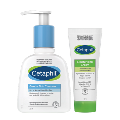 20% Off: Moisturizing Cream + Gentle Skin Cleanser