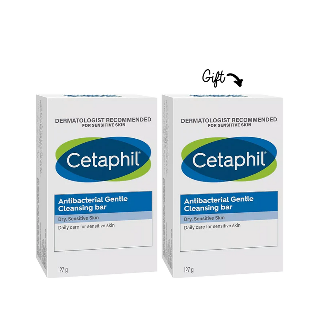 Buy 1 get 1: Antibacterial Gentle Cleansing Bar 127GR