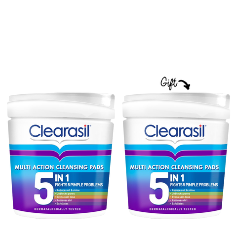 BUY 1 GET 1: Clearasil Ultra 5 in 1 Cleansing Pad 65 Pads