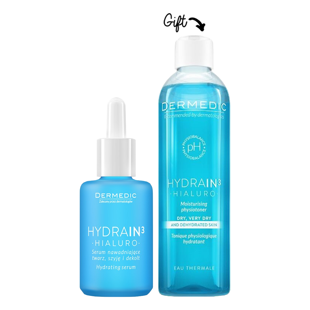Buy 1 Get 1: Hydrain Hydrating Serum + Hydrain Moisturizing Physiotoner