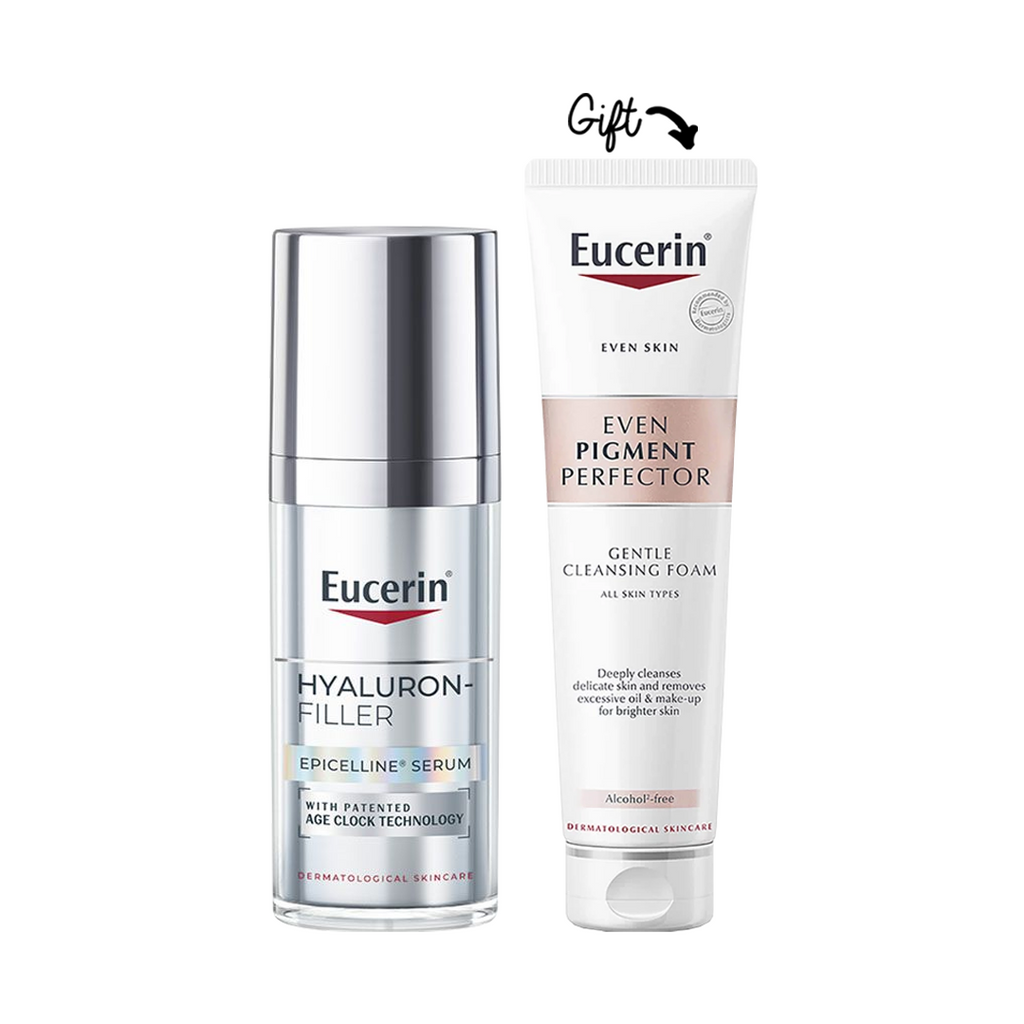 Buy Hyaluron-Filler Epicelline Serum Get the Even Pigment Perfector Cleansing Foam for free