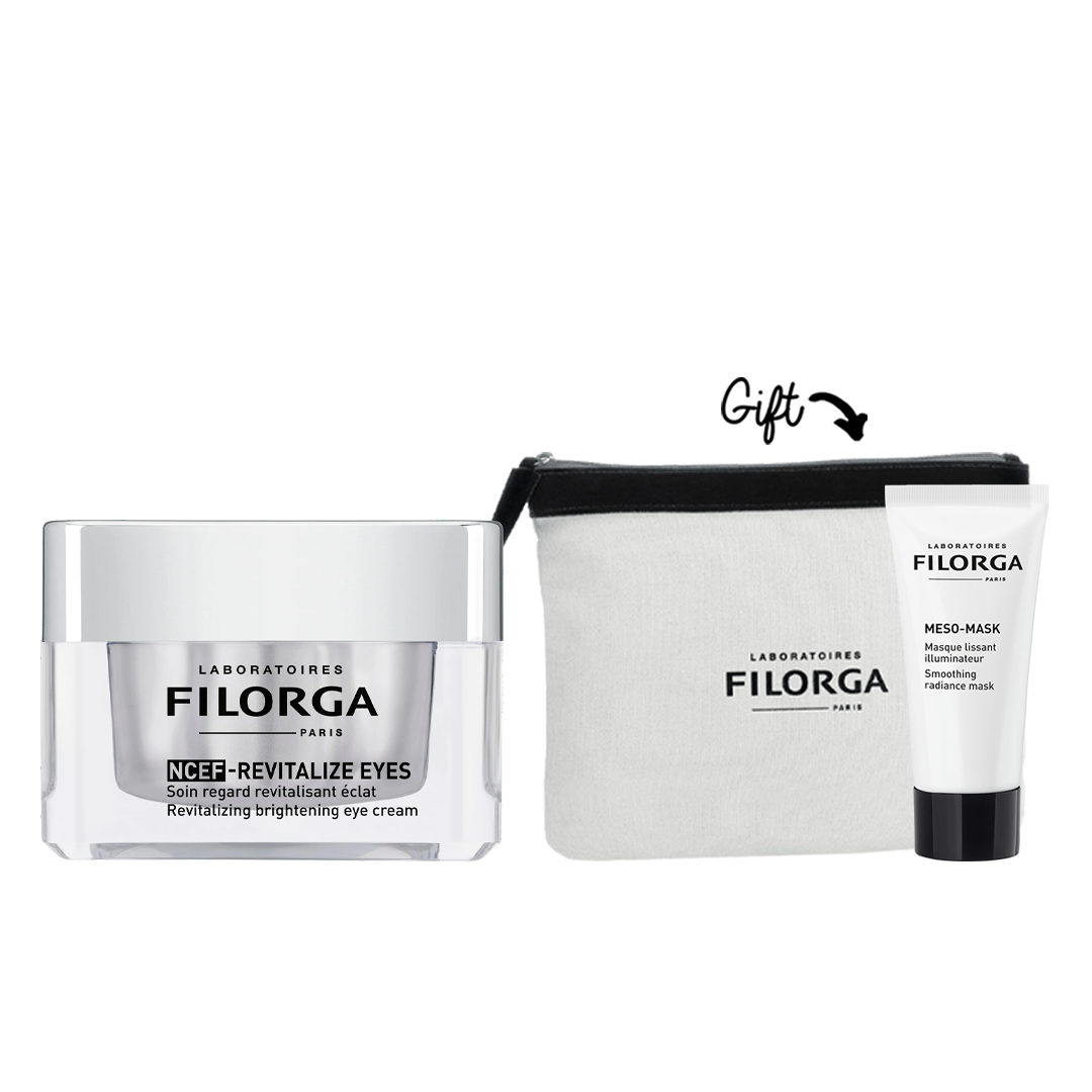 Exclusive: Buy 1 NCEF-Revitalize Eyes  Receive 1 Meso-Mask (7ml) + 1 Filorga Trousse FREE