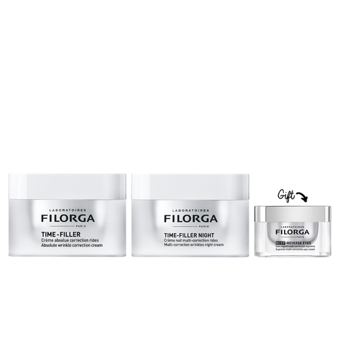 Time-Filler Absolute Wrinkle  Correction Cream 50ML + Time-Filler Night 50ML + NCEF-REVERSE Supreme multi-correction cream 15ml (Gift)