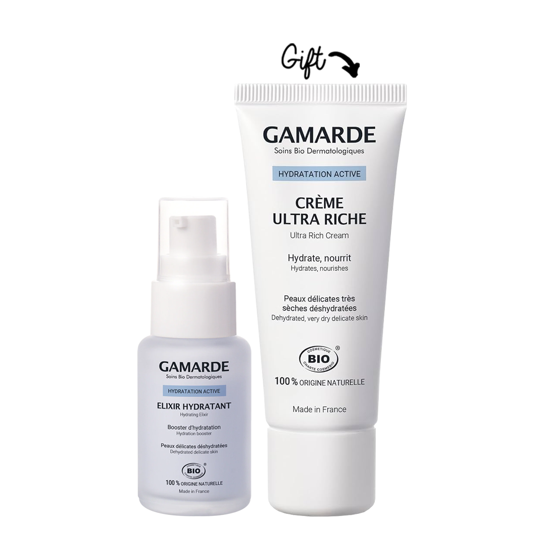 Buy Gamarde Moisturizing Serum 30ml & get a FREE Gamarde Rich Cream 40ml