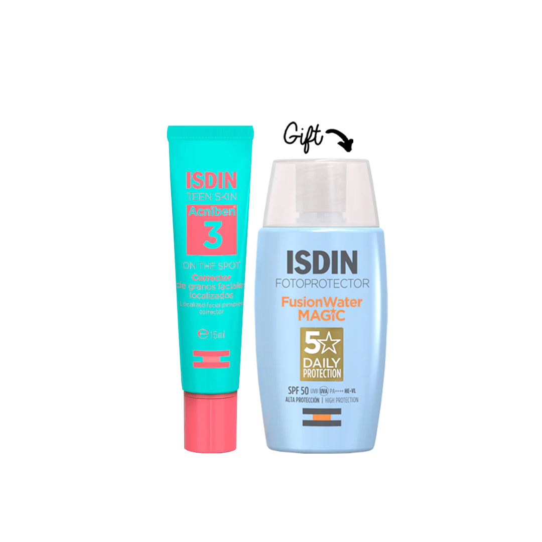 Acniben On The Spot 15Ml + Travel Size Fusion Water(Gift)