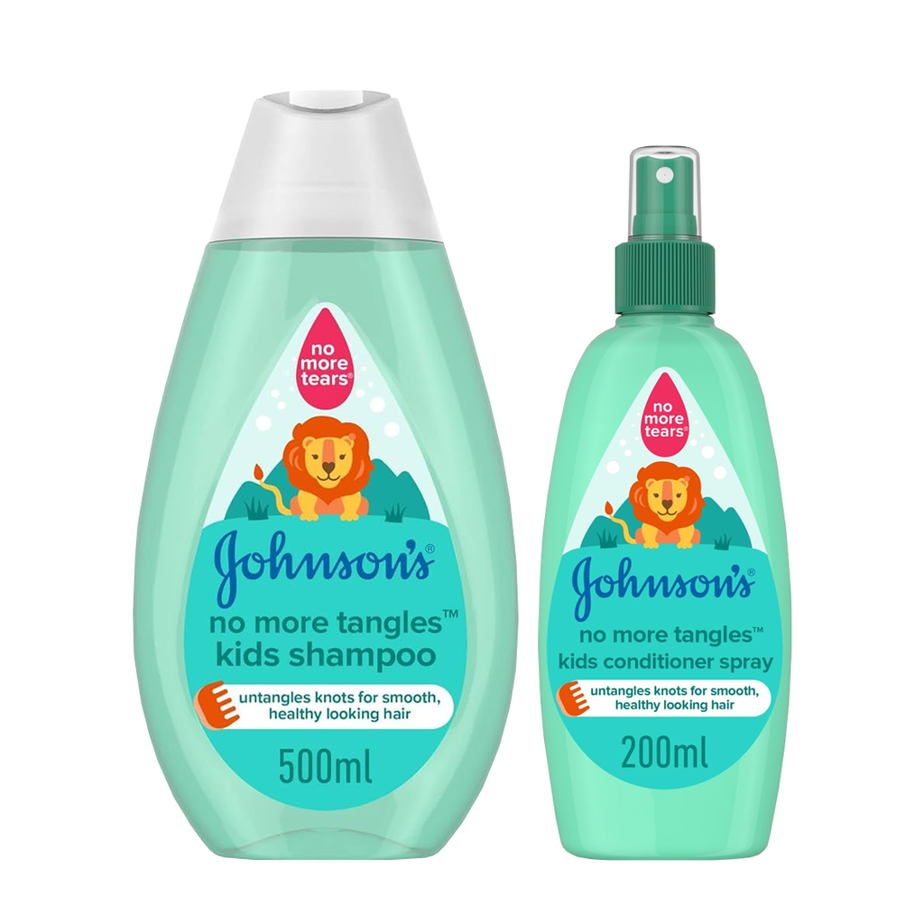 Johnson Baby Shampoo No More Tangles Kids + Johnson Baby Spray No More Tangles Kids 200ML (Gift)