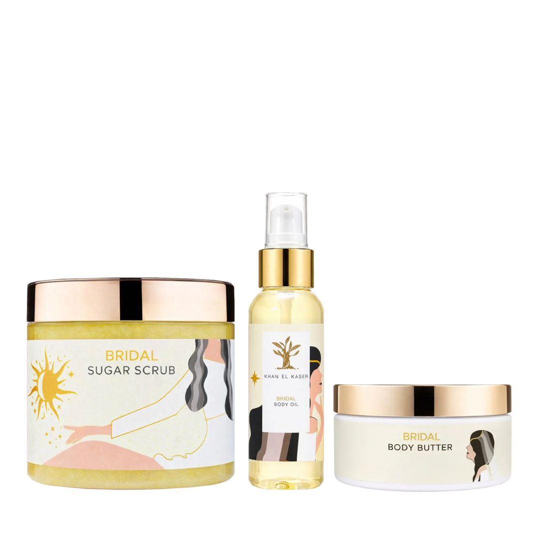 Khan Al Kaser Bridal Body Scrub + Body Oil + Body Lotion OR Body Butter