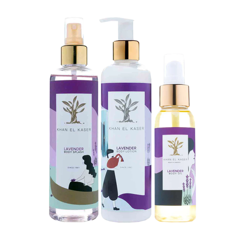 10% OFF khan al kaser Lavender Body Splash + Body Lotion + Body oil