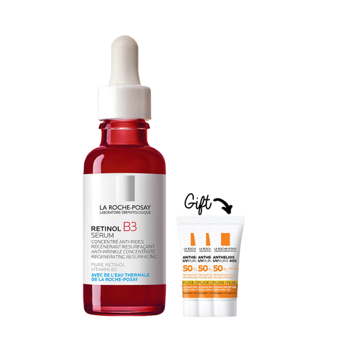 Retinol B3 Serum 30ML + ECH ANTH OCGEL UVMUNE SP 50+BX3ML (x3) (Gift)