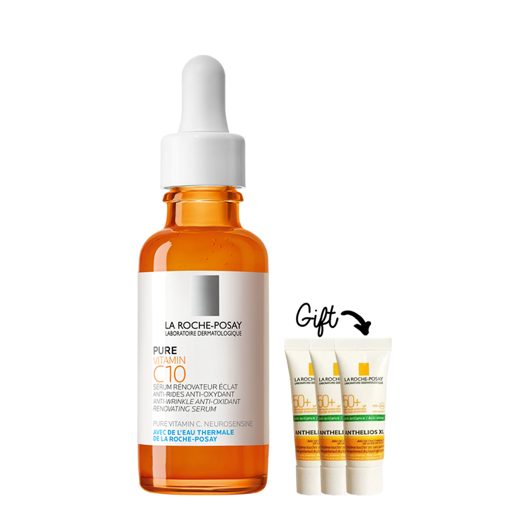 Buy ANY La Roche-Posay Serum get 3x Mini Anthelios UV Mune  3ML