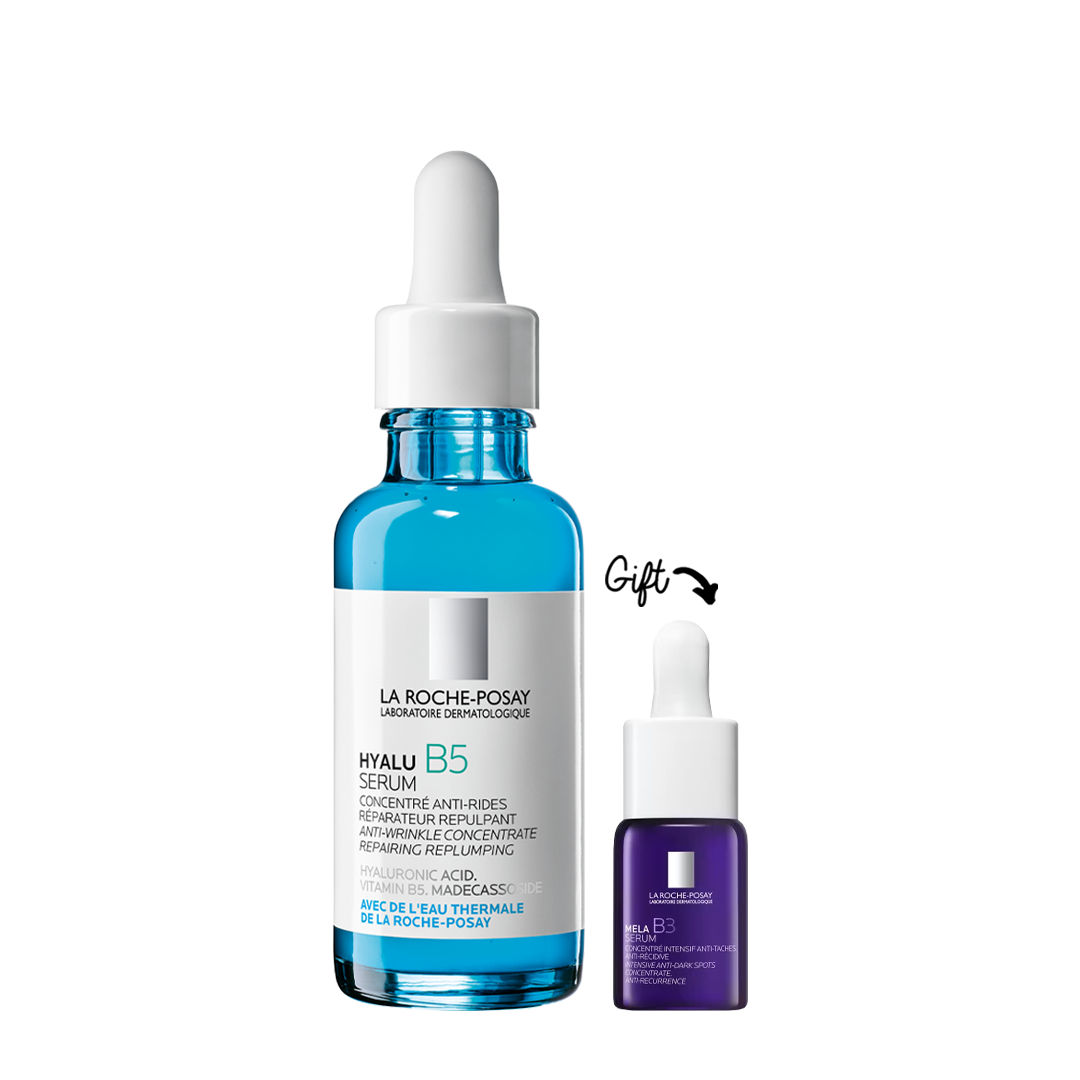 Buy one get one: La Roche-Posay Effaclar Acne Serum with Salicylic Acid & Niacinamide 30ML + Mini Mela B3 Serum 10ML (free)