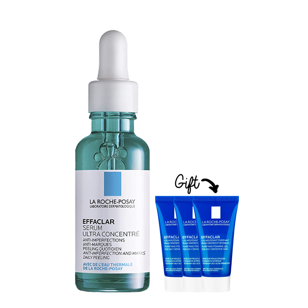 With Every Purchase of Effaclar Serum 30 ML Get Effaclar Gel 15ML x 3