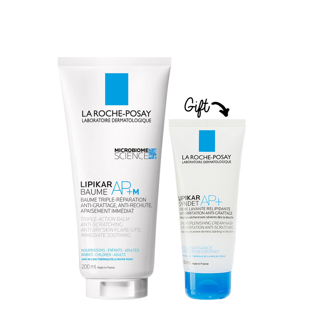 With every purchase Lipikar Baume 200ml/400ml - Get Lipikar Syndet 100 ML