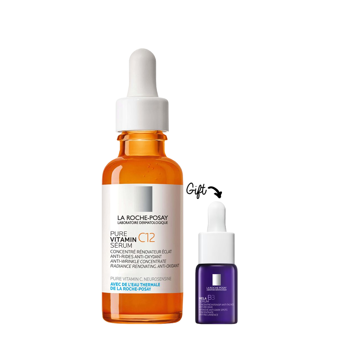 With any Purchase of 12% Pure Vitamin C Get Mela B3 Serum 10ml