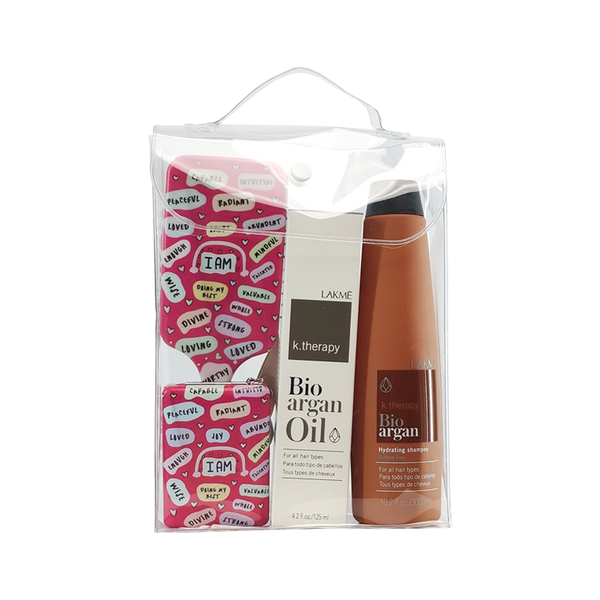 Lakme Duo K Bio Argan Oil+ Shampoo + Brush + Pocket MirroR GIFT