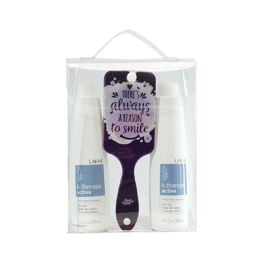 Lakme Duo of 3 Active Shampoo + Brush