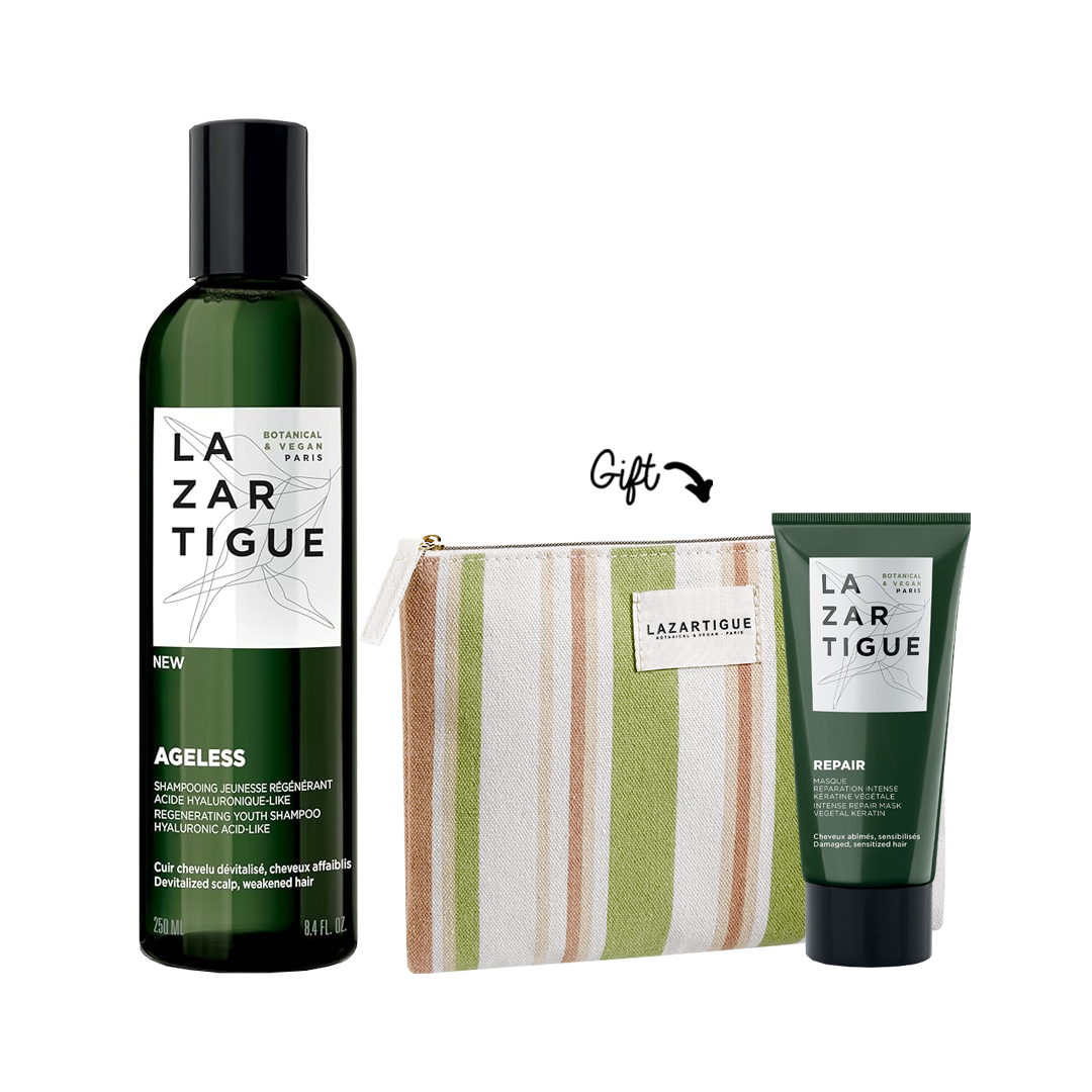 Buy Lazartigue Ageless Shampoo GET Repair Mask Mini (50ml) +  Pouch FREE