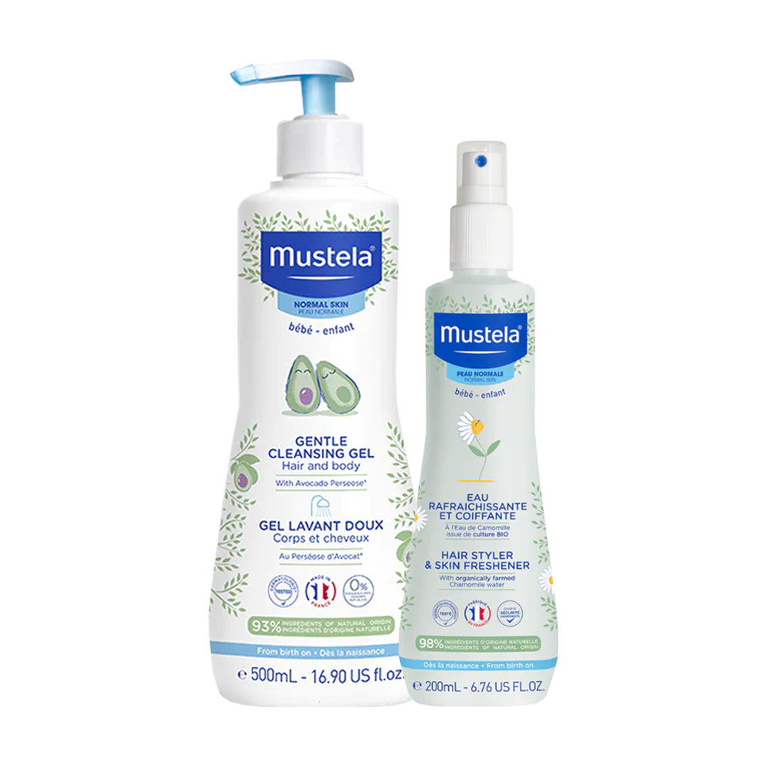 20% Off: Gentle 2 in 1 Cleansing Gel 500ML + Skin & Hair Freshener 200ML