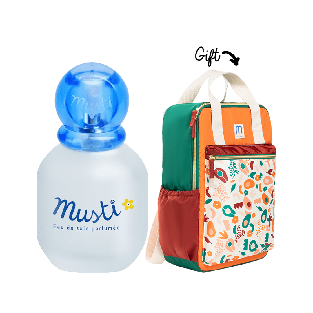 2x Musti 50 ml + Backpack free terrcota color