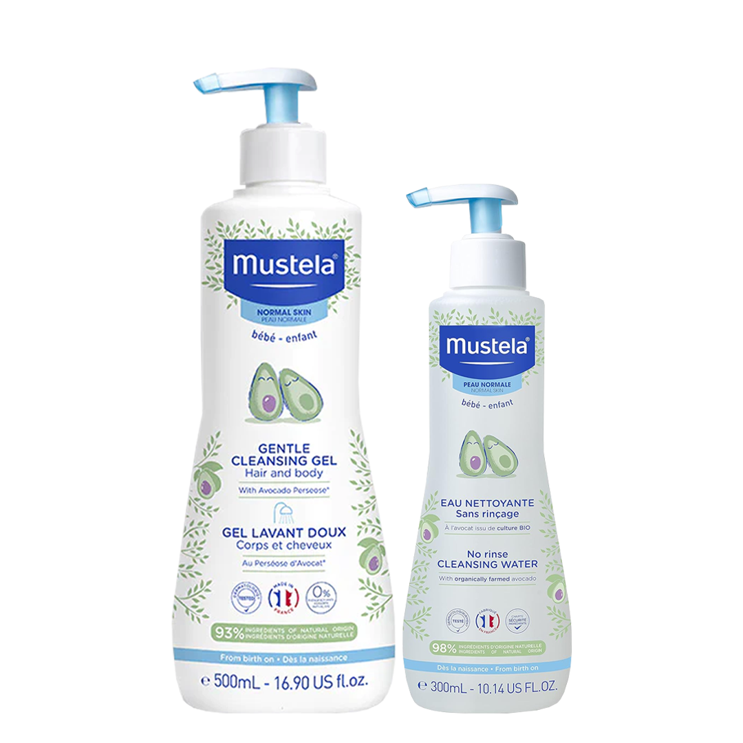 15% Off: Gentle 2 in 1 Cleansing Gel 500ML + No Rinse Cleansing Water 300ML