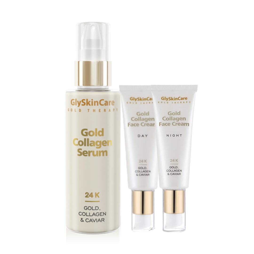 Glyskincare Gold Routine with Anti Aging Focus