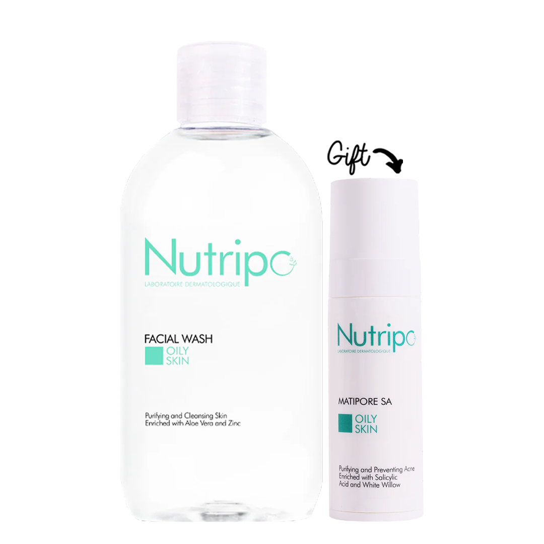 Buy Nutripo Facial Wash 500 ml & get a FREE Matipore Salicylic Acid 30 ml