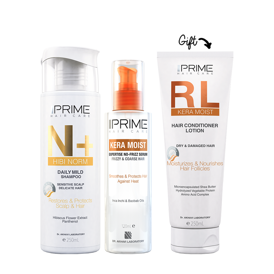 Buy Prime Daily Mild Shampoo N+ + Expertise No-Frizz Serum 120ml GET Hair Conditioner Lotion RL as a gift