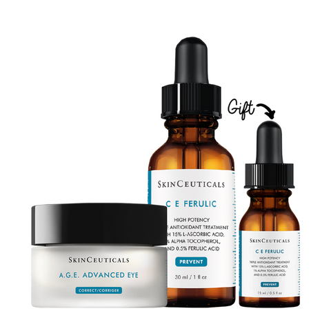 SKN  COR AGE EYE MOD 15ML EU + SKN PVT C E FERULIC 30M EU + A&P-SKN PVT C E FERULIC 15ML (Gift)
