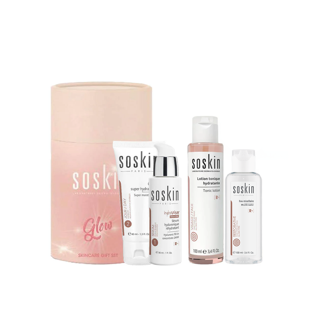 Soskin Super Moisturizing Cream + Soskin Hyaluronic Serum + Micellar Water 100ml (Gift) + Soskin Tonic Lotion 100ml (Gift)