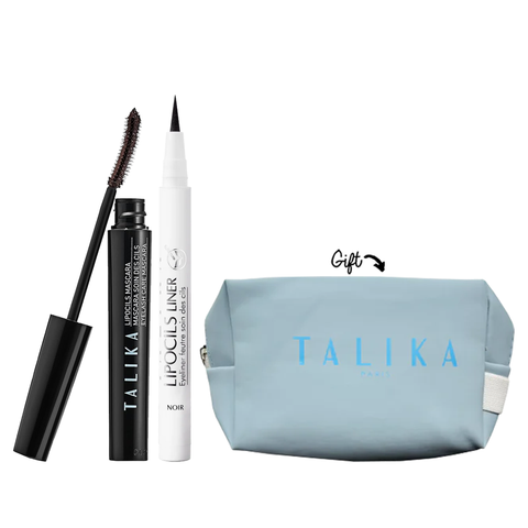 Buy Lipocils Eyeliner Black + Lipocils Mascara L4 Get FREE Talika Pouch