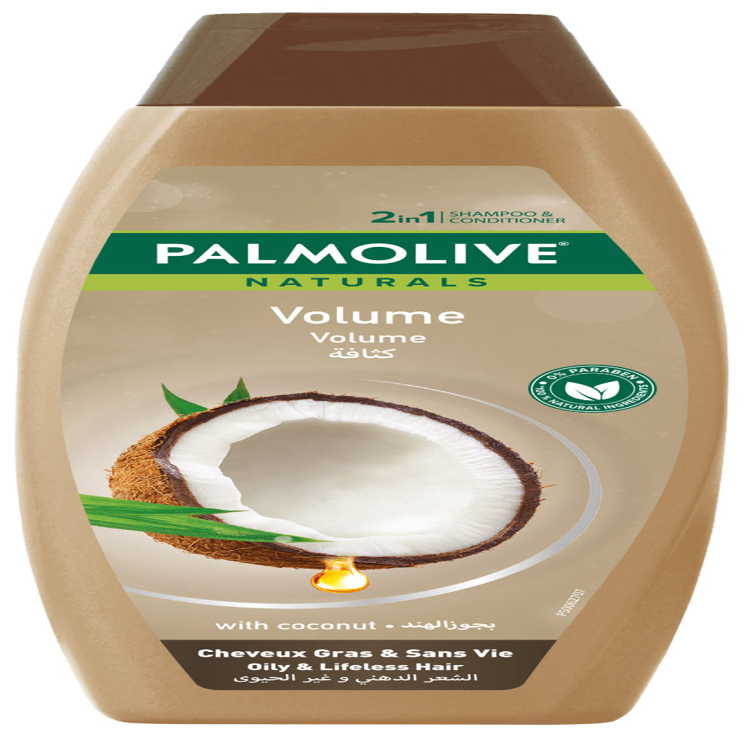 Palmolive Shampoo Volume for Oily & Lifeless Hair with Coconut 380ml