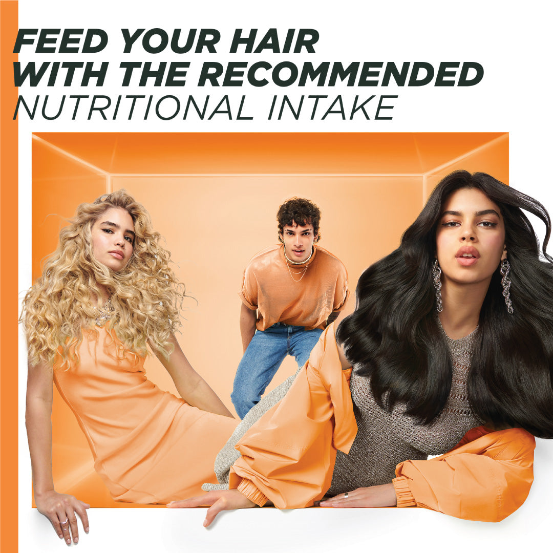 Garnier Ultra Doux Papaya Vegan Hair Food 3in1 Mask for damaged hair, Boosted with Vitamins C, E & F