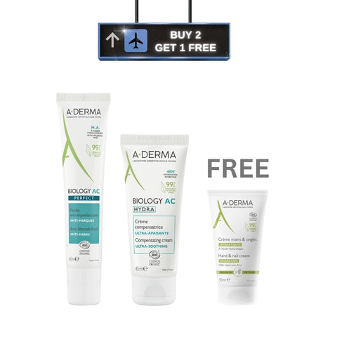 Buy 2 get 1 Biology Ac cream + Biology AC Perfect Anti-Blemish Fluid Get Hand cream